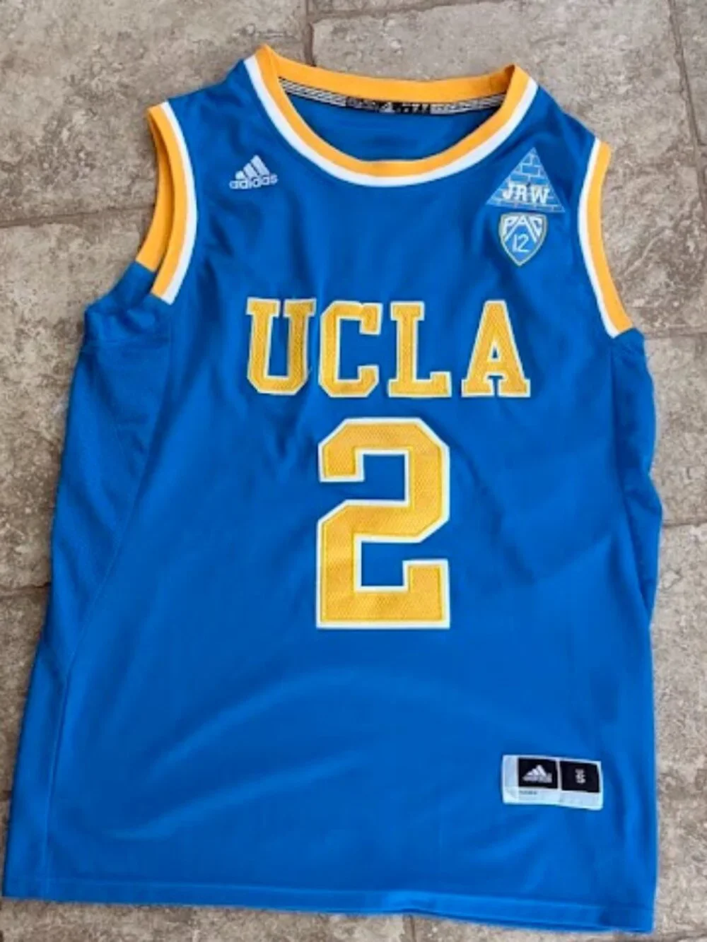 Adidas UCLA Bruins Basketball Jersey #2 - Mens Size Small S - Lonzo Ball